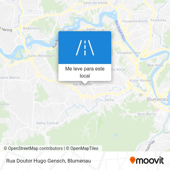 Rua Doutor Hugo Gensch mapa