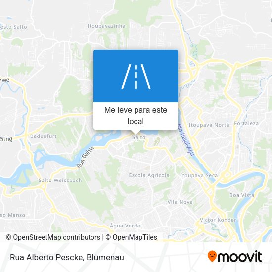 Rua Alberto Pescke mapa