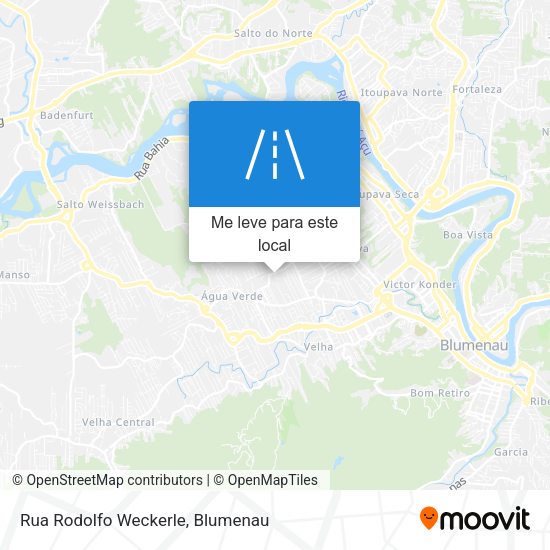 Rua Rodolfo Weckerle mapa