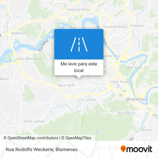 Rua Rodolfo Weckerle mapa