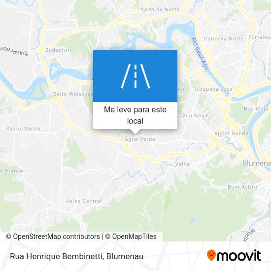 Rua Henrique Bembinetti mapa