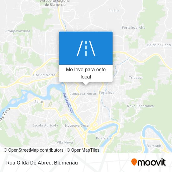 Rua Gilda De Abreu mapa