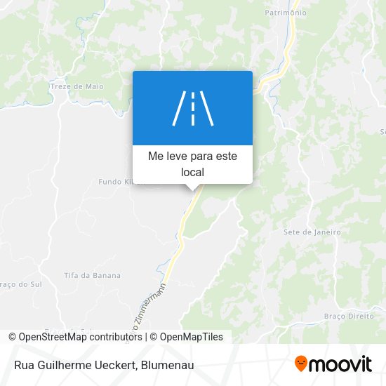 Rua Guilherme Ueckert mapa