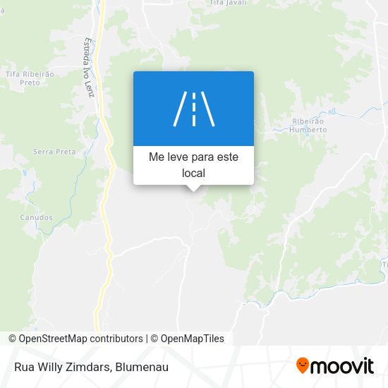 Rua Willy Zimdars mapa