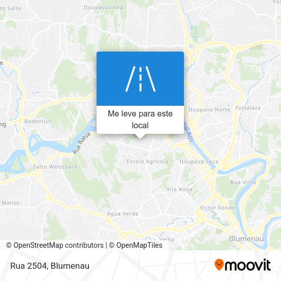 Rua 2504 mapa