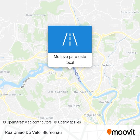 Rua União Do Vale mapa