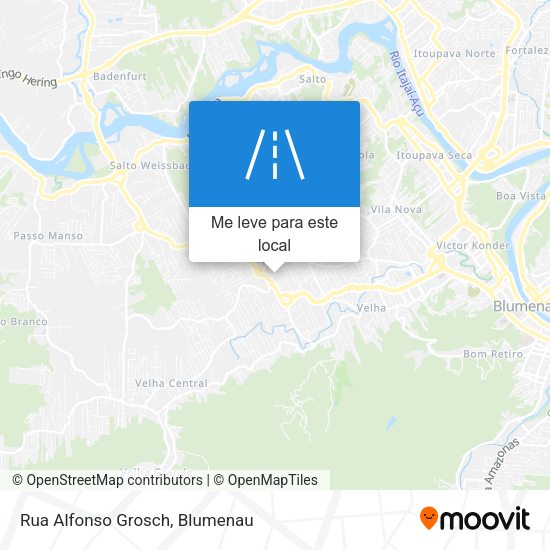 Rua Alfonso Grosch mapa