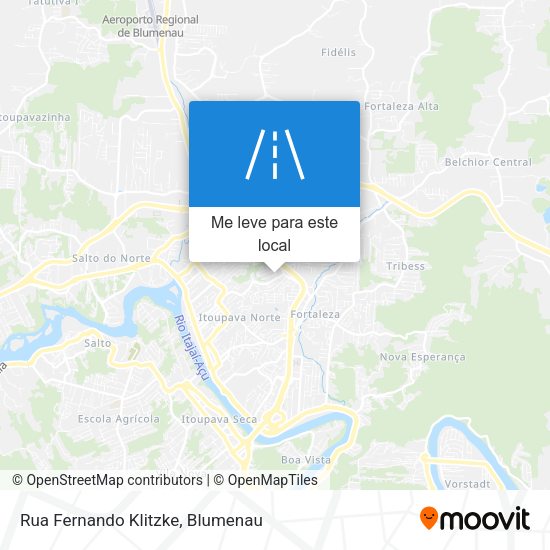 Rua Fernando Klitzke mapa