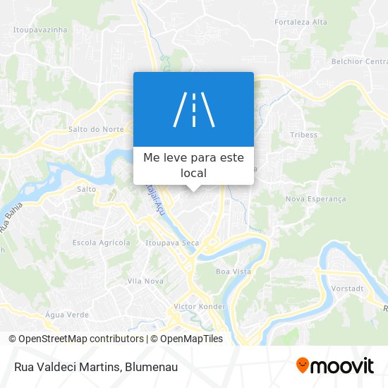 Rua Valdeci Martins mapa