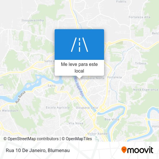 Rua 10 De Janeiro mapa