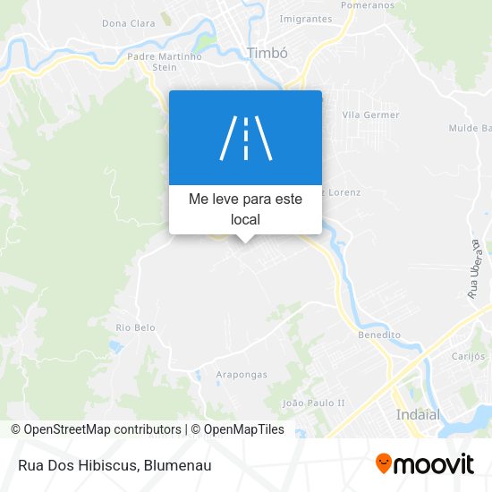 Rua Dos Hibiscus mapa