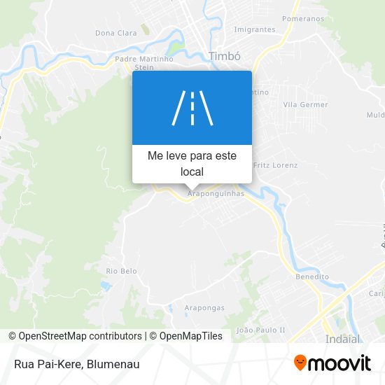 Rua Pai-Kere mapa