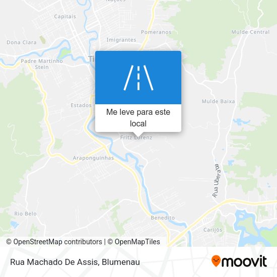 Rua Machado De Assis mapa