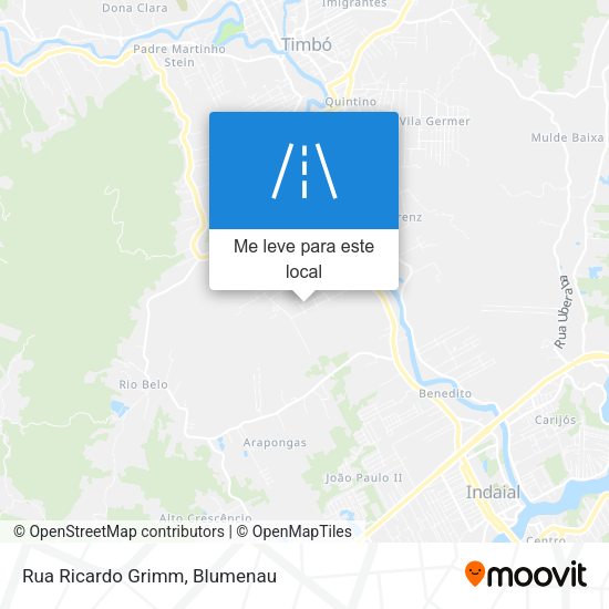 Rua Ricardo Grimm mapa