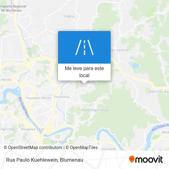 Rua Paulo Kuehlewein mapa