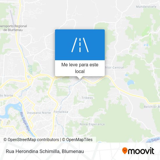 Rua Herondina Schimilla mapa