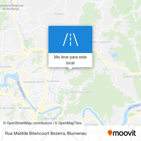 Rua Matilde Bitencourt Bezerra mapa