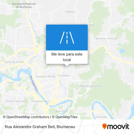 Rua Alexandre Graham Bell mapa