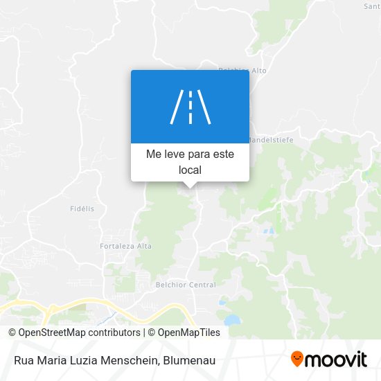 Rua Maria Luzia Menschein mapa