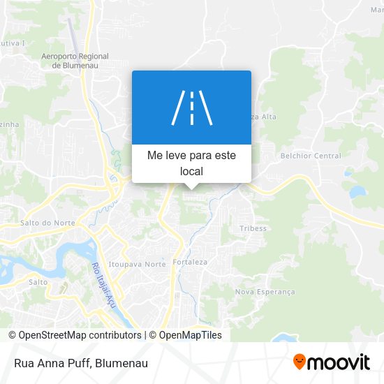 Rua Anna Puff mapa