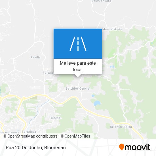 Rua 20 De Junho mapa