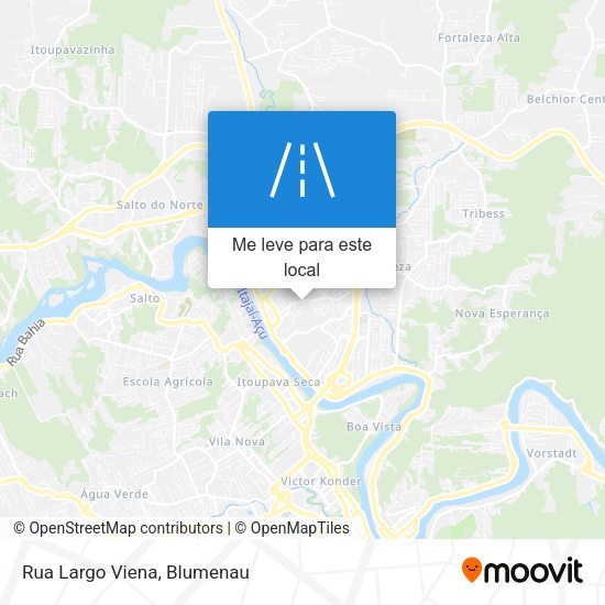Rua Largo Viena mapa