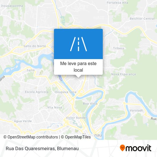 Rua Das Quaresmeiras mapa