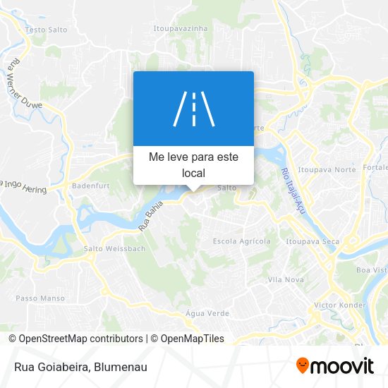 Rua Goiabeira mapa