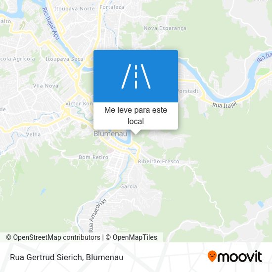 Rua Gertrud Sierich mapa