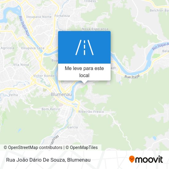Rua João Dário De Souza mapa