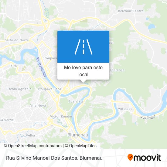 Rua Silvino Manoel Dos Santos mapa