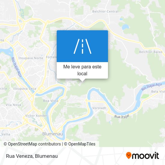 Rua Veneza mapa