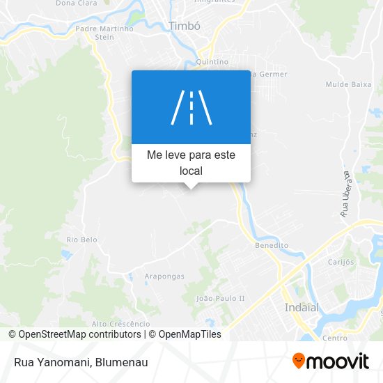 Rua Yanomani mapa