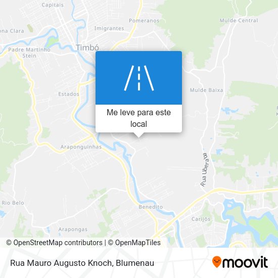 Rua Mauro Augusto Knoch mapa