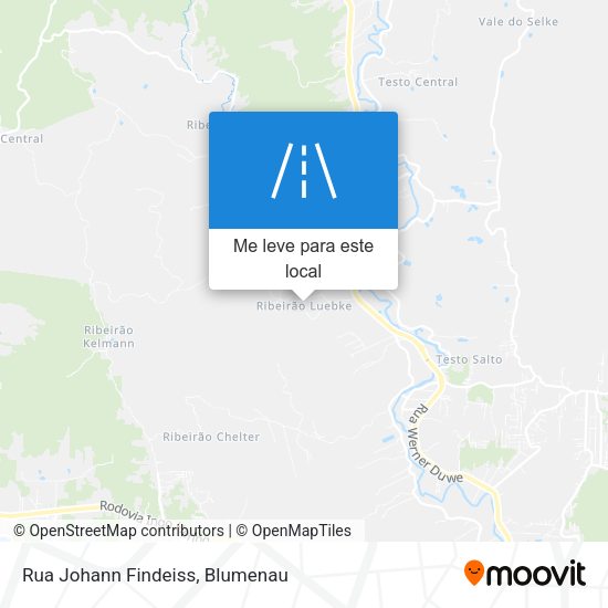 Rua Johann Findeiss mapa