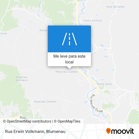 Rua Erwin Volkmann mapa