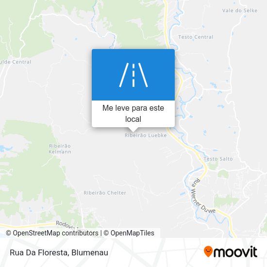 Rua Da Floresta mapa