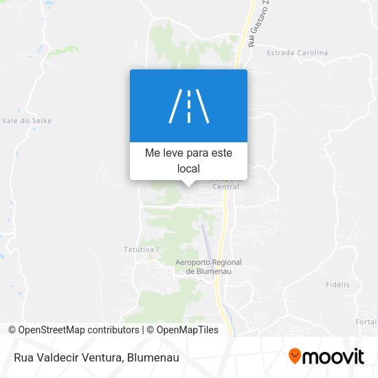 Rua Valdecir Ventura mapa
