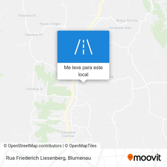 Rua Friederich Liesenberg mapa
