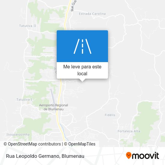 Rua Leopoldo Germano mapa
