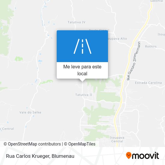 Rua Carlos Krueger mapa