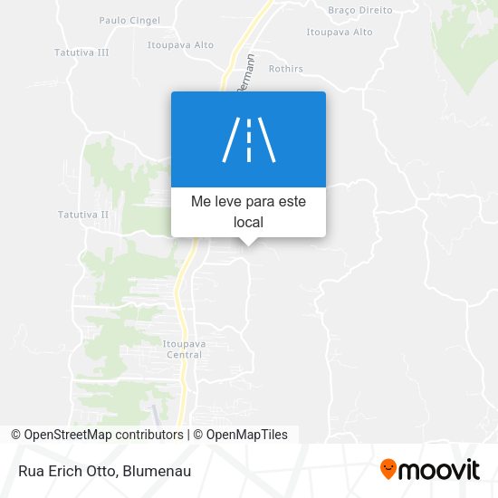 Rua Erich Otto mapa