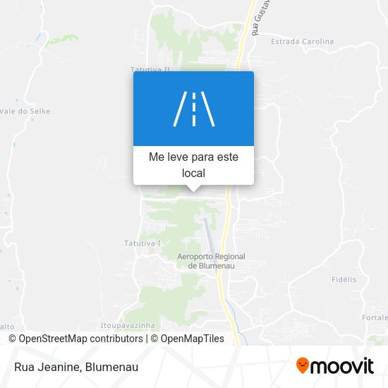 Rua Jeanine mapa