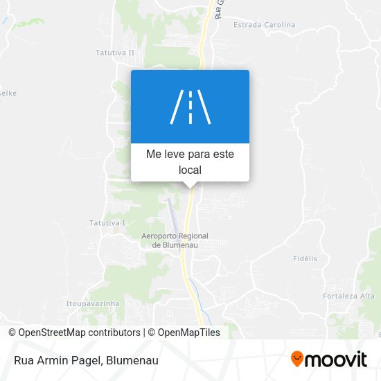 Rua Armin Pagel mapa