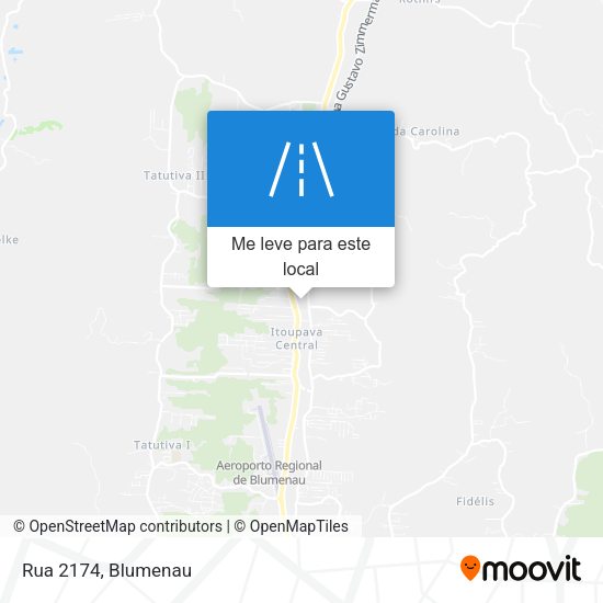 Rua 2174 mapa