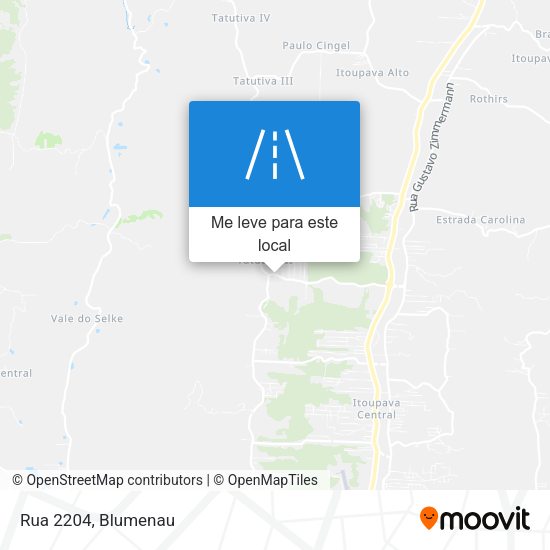 Rua 2204 mapa