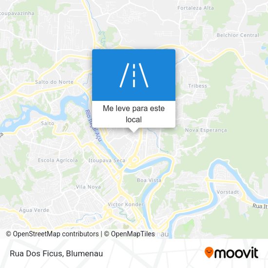 Rua Dos Ficus mapa