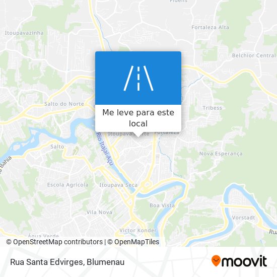 Rua Santa Edvirges mapa