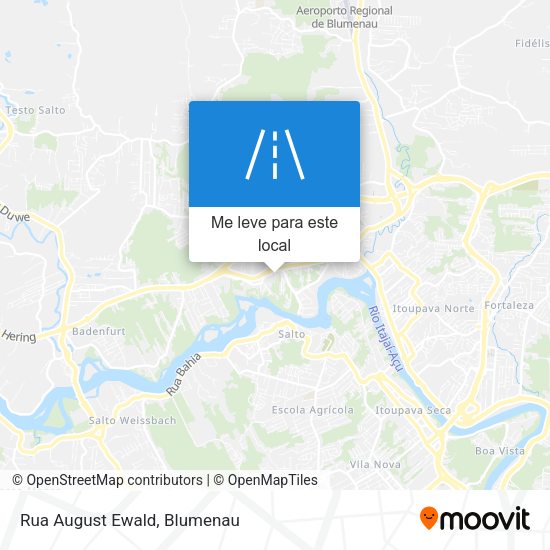 Rua August Ewald mapa