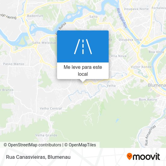 Rua Canasvieiras mapa